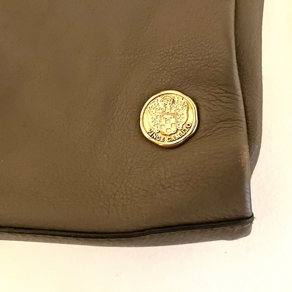 😍🌻 Vince Camuto New York Grey Leather Crossbody Bag - Picture 4 of 14